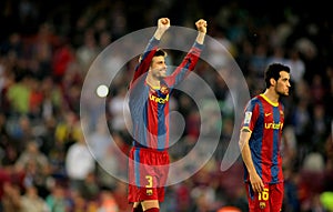 Gerard Pique of FC Barcelona