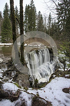 Geratser waterfall, Allgaeu, Germany