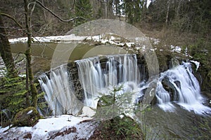 Geratser waterfall, Allgaeu, Germany