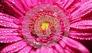 Gerbera flower close up macro photo