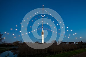 Gerbrandy tower - Largest christmas tree in the world