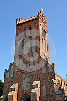 Gerdauen`s Lutheran church 1345. Zheleznodorozhny, Kaliningrad