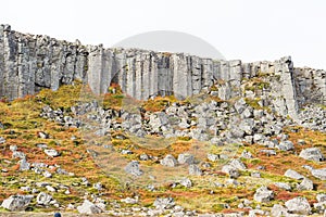 Gerduberg Cliffs on Iceland