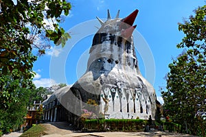 Gereja Ayam, the Abandoned Chicken Church which looks like a giant chicken, Indonesia, Magelang, Central Java.