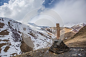 Gergeti Holy Trinity Church, Kazbegi, Georgia