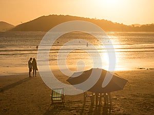 Geriba Beach at Sunset in Buzios, Brazil photo