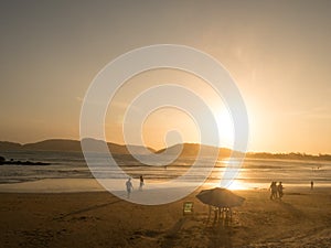 Geriba Beach at Sunset in Buzios, Brazil photo