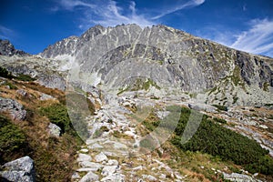 Gerlachovsky peak in High Tatras, Slovakia