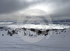 Gerlitzen Ski Area in winter photo