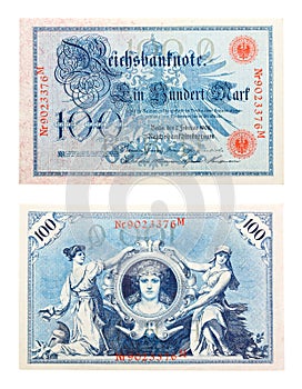 German banknote from 1908