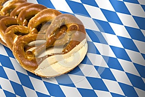 German Bavarian Oktoberfest pretzel