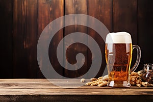 German Beerfest themed background large copy space - stock picture backdrop