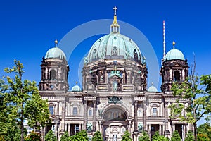 German Berliner Dom on a summer day