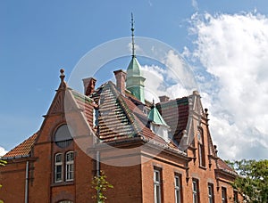 The German building of the beginning of the XX century in Zelenogradsk the Kaliningrad region