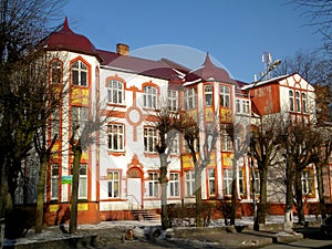 The German building of the beginning of the XX century in Zelenogradsk the Kaliningrad region