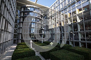 German bundestag in berlin paul loebe building