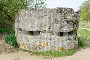 German bunker at Hill 60 near Ypres