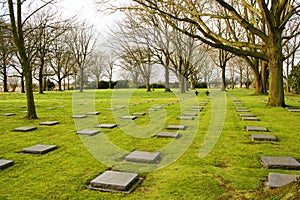 German cemetery friedhof in flanders fields menen belgium