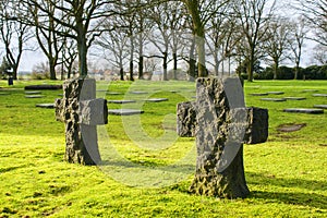 German cemetery friedhof in flanders fields menen belgium