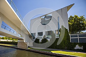 German Chancellery (Bundeskanzleramt) Building near Reichstag photo