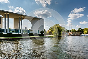 German Chancellery (Bundeskanzleramt) Building near Reichstag photo