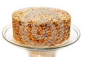 German Chocolate Cake Isolated