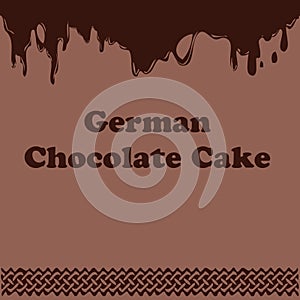 German Chocolate Cake poster