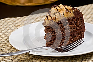 German Chocolate Fudge Cake