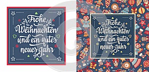 German Christmas Weihnachten Text