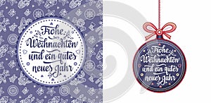 German Christmas Weihnachten Text