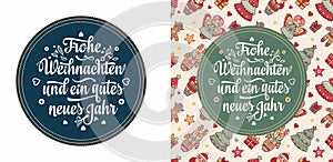 German Christmas Weihnachten Text