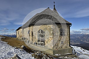 German Church At Dobratsch Mountain, Carinthia, South Austria