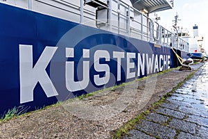 German coast guard ship