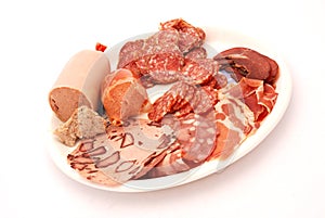 German cold meat platter