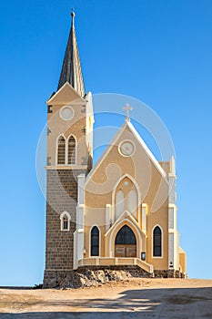German colonial church, Luderitz, Namibia.