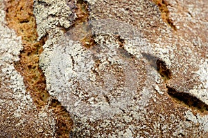 German dark bread texture background