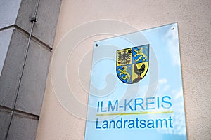 german district ilm sign