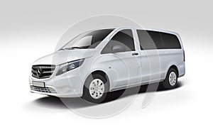 Mercedes-Benz Vito van isolated on white background