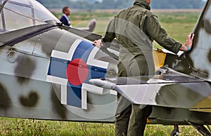 German fighter plane from World War II