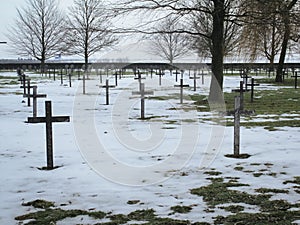 German first world war military cemetary at Vermandovillers, France