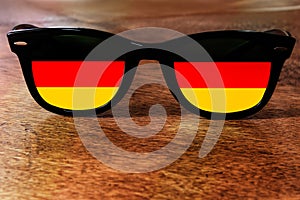 German Flag Reflection