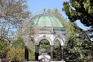German Fountain (Alman Cemesi) in Sultan Ahmed Park