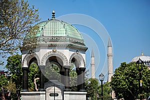 German Fountain in Sultanahmet square, Istanbul