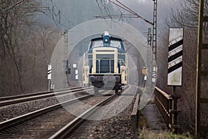 German freight train locomotive