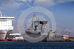 German war ship photo