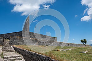 The German Futa Pass Cemetery in Tuscany, Italy