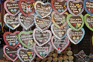 German Gingerbread Hearts