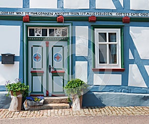 German Half-timbered house