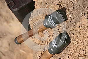 German hand grenades