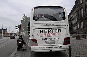 GERMAN HERTER REISEN TOURIST BUS